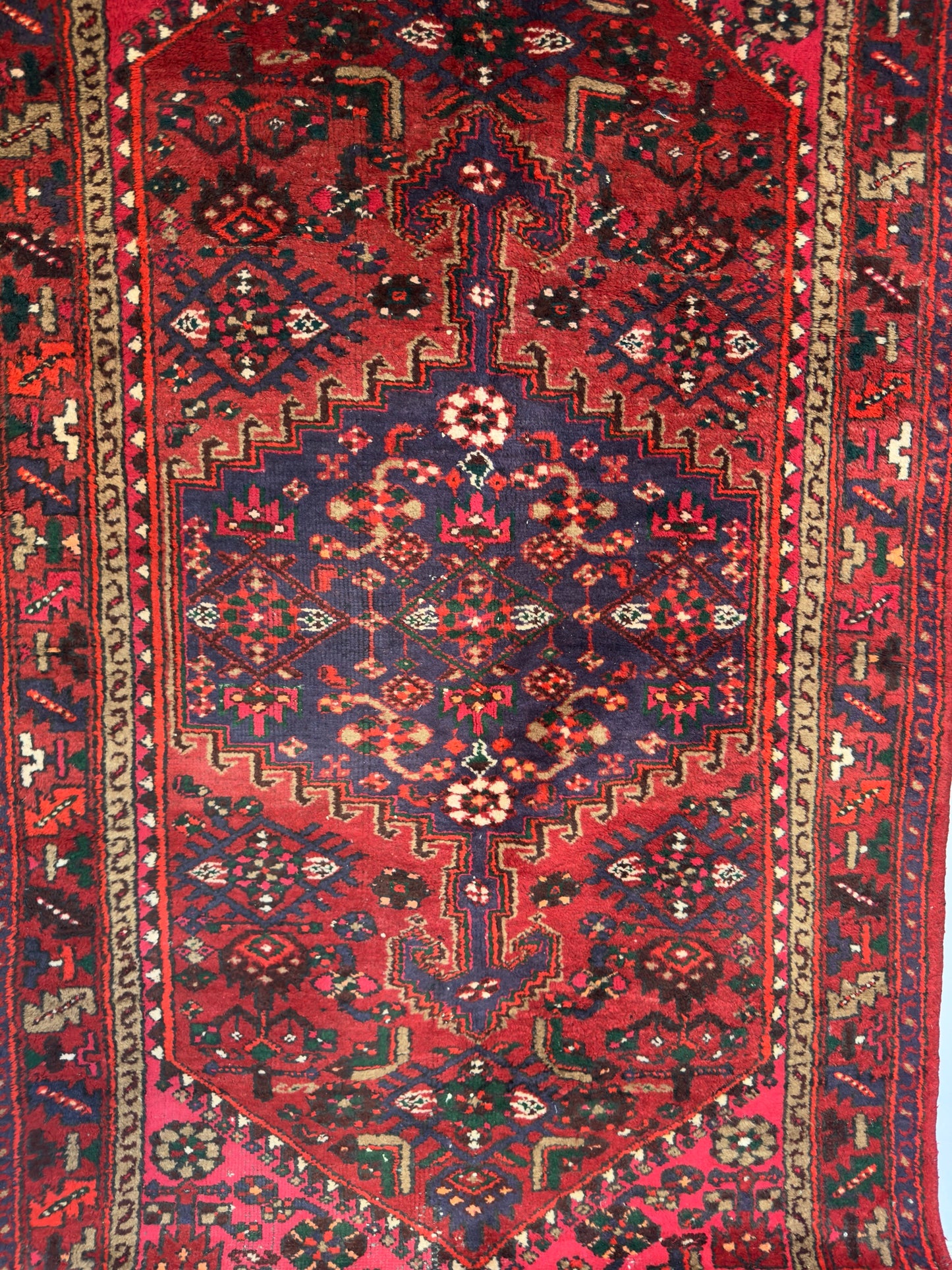 Handmade Persian Zanjan Rug 8 x 5 ft