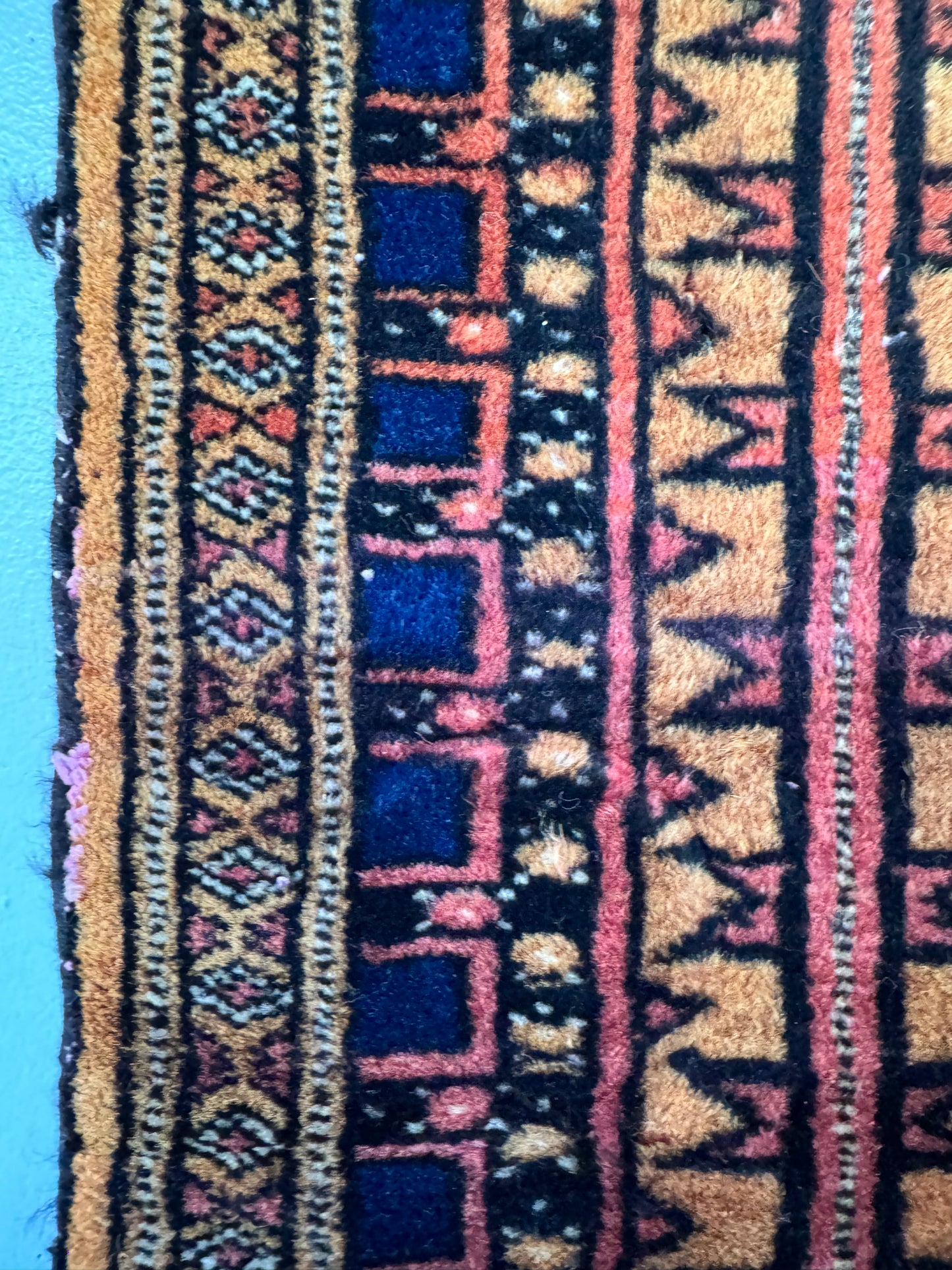 Handmade Mini Lahore Rug 82 x 30 cm | 2.69 x 1 ft