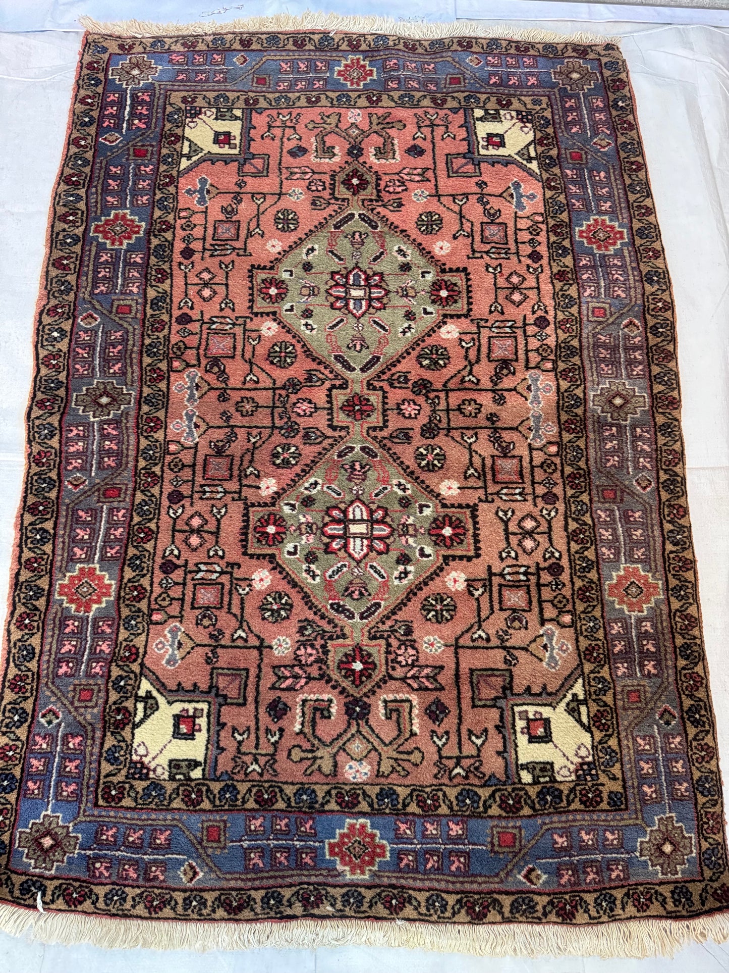 Handmade Indo Nahavand Rug 152 x 108 cm | 5 x 3.5 ft