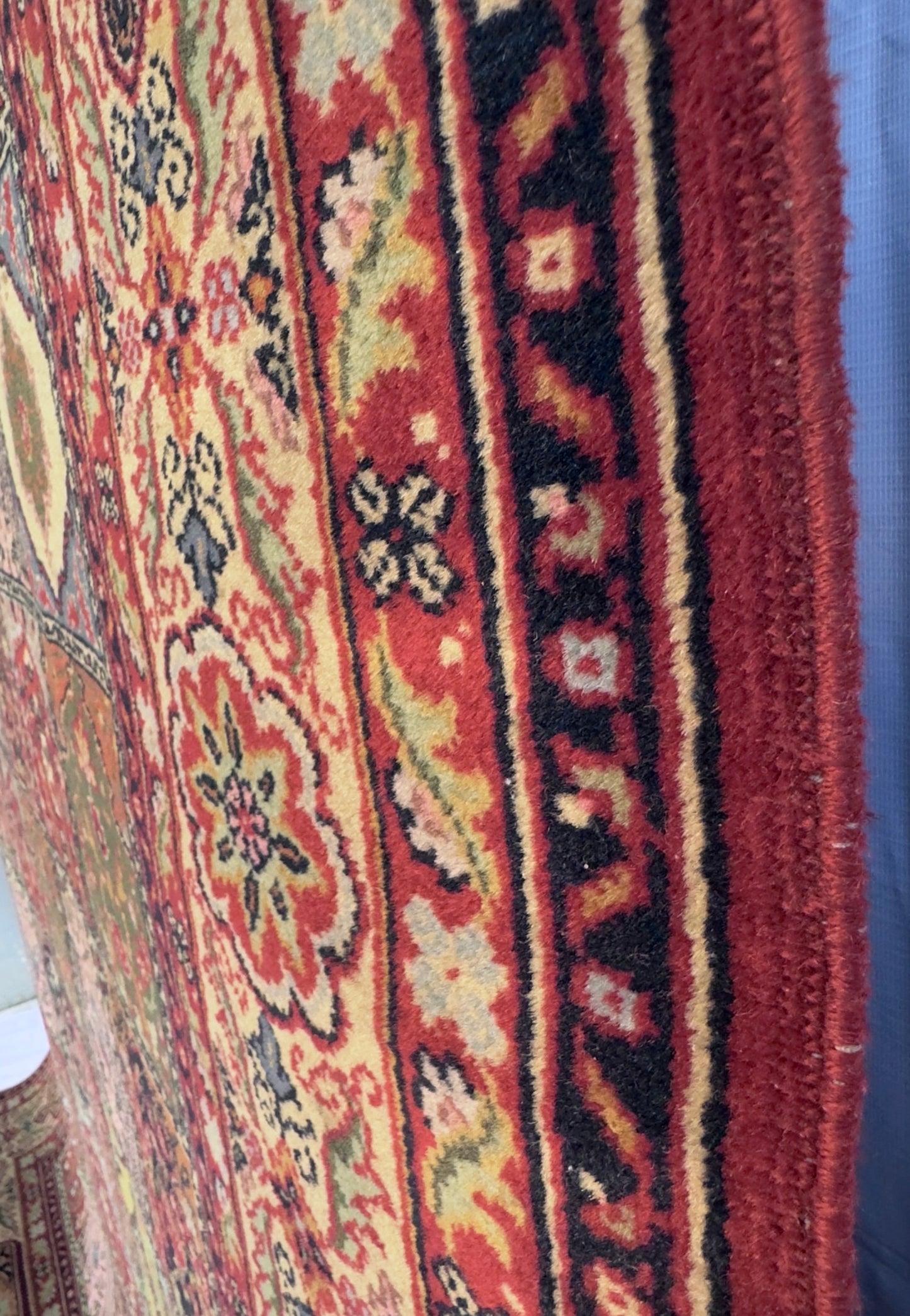 Handmade Romainian Rug 8.2 x 7.22 ft