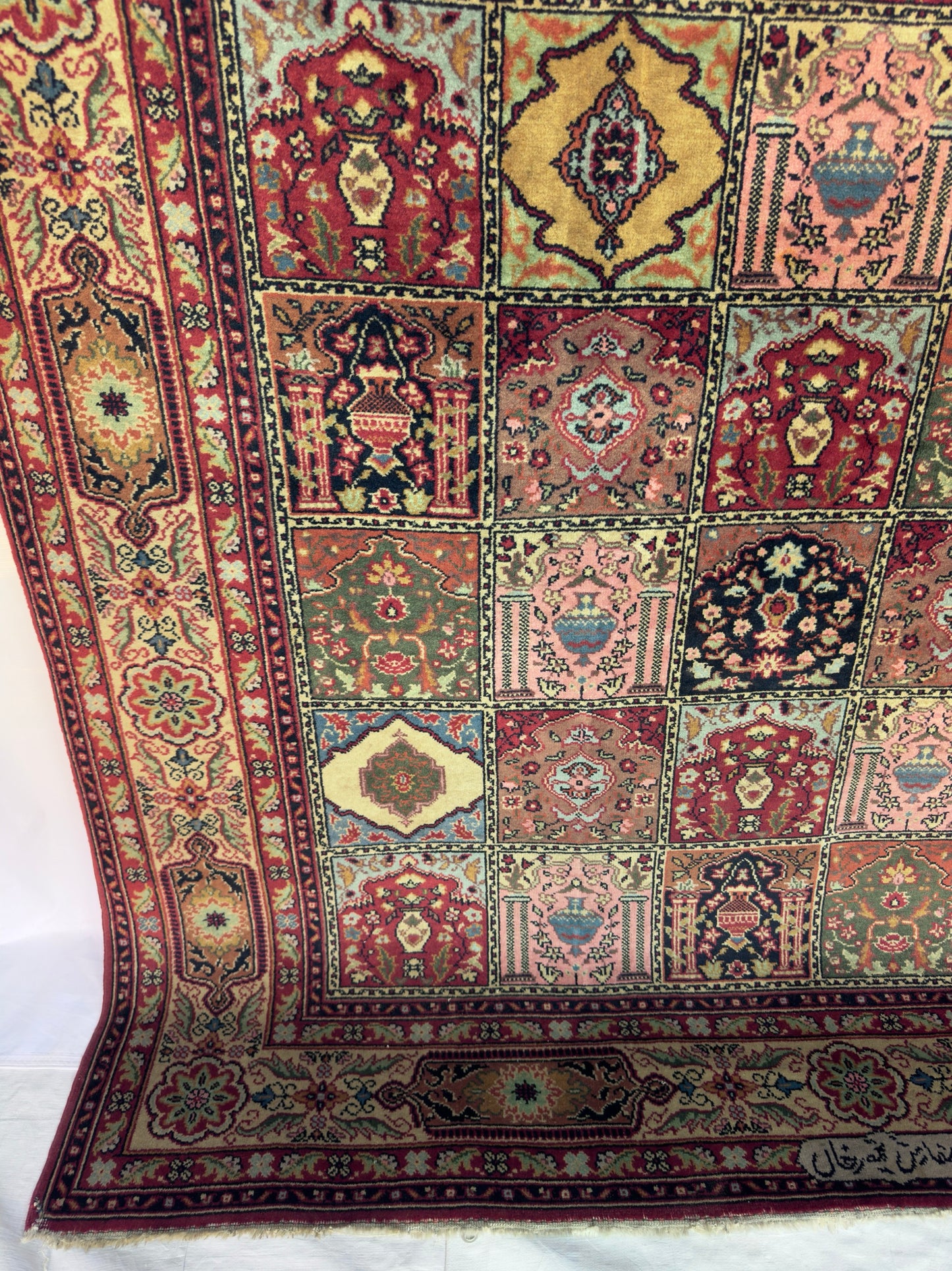 Handmade Romainian Rug 8.2 x 7.22 ft