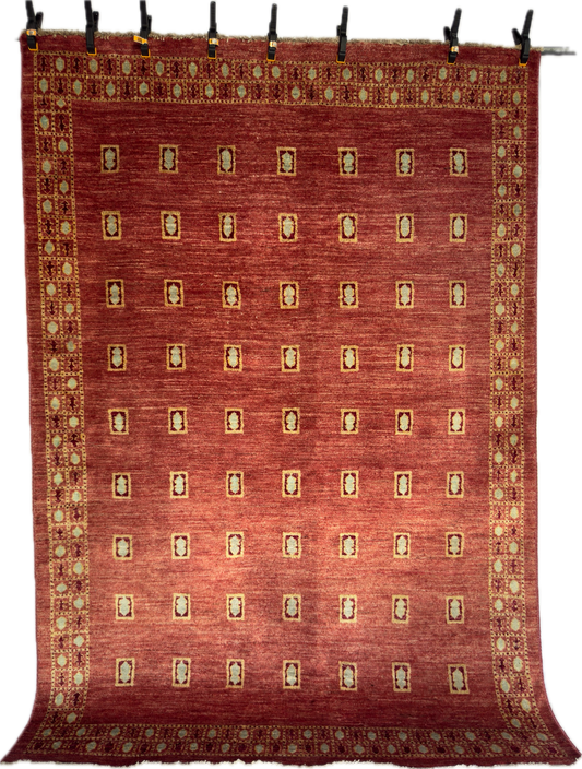 Handmade Chobi Rug 7.78 x 5.41 ft