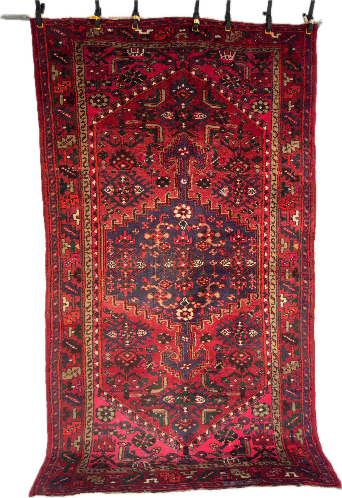 Handmade Persian Zanjan Rug 8 x 5 ft