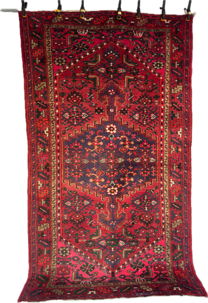 Handmade Persian Zanjan Rug 8 x 5 ft