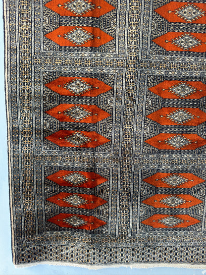 Handmade Jaldar Rug 5 x 3.3 ft