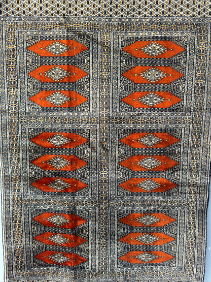 Handmade Jaldar Rug 5 x 3.3 ft