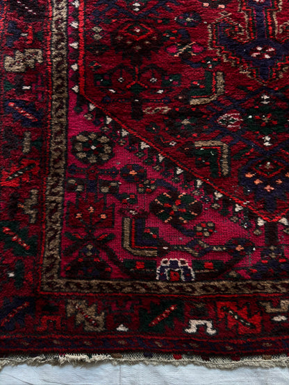 Handmade Persian Zanjan Rug 8 x 5 ft