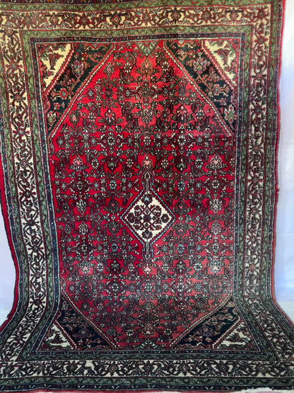 Handmade Persian Hosseinabad 295 x 197 cm | 9.68 x 6.46 ft