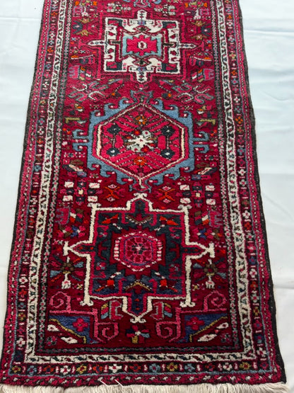 RESERVED ⚡️Handmade Persian Karaja 328 x 86 cm | 10.76 x 2.82 ft