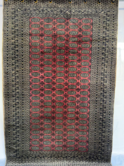 Handmade Bokhara Rug 7.3 x 4.7 ft