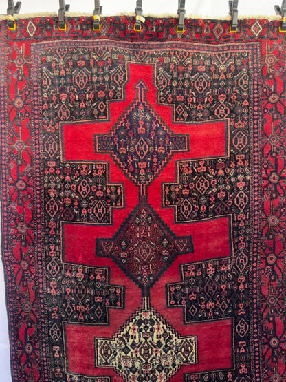 Handmade Persian Seneh Rug 274 x 123 cm | 9 x 4 ft