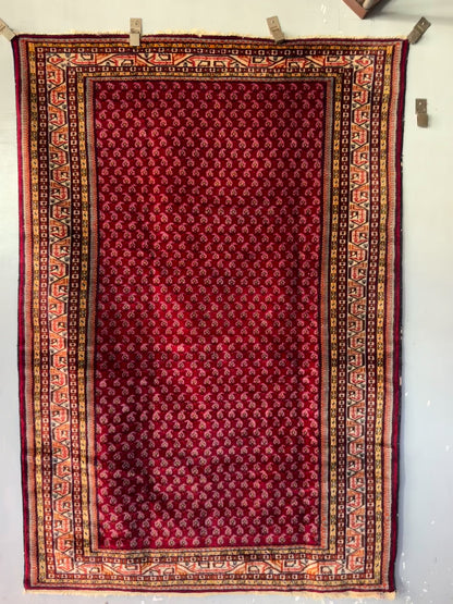 Handmade Lahore Rug 6.2 x 4 ft