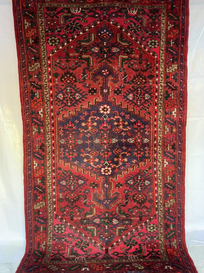 Handmade Persian Zanjan Rug 8 x 5 ft