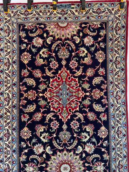 RESERVED ⚡️ Handmade Persian Isfahan Runner 304 x 83 cm | 11.15 x 2.72 ft