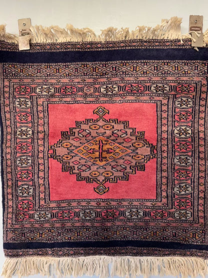 Handmade Mini Lahore Rug 62 x 62 cm | 2 x 2 ft