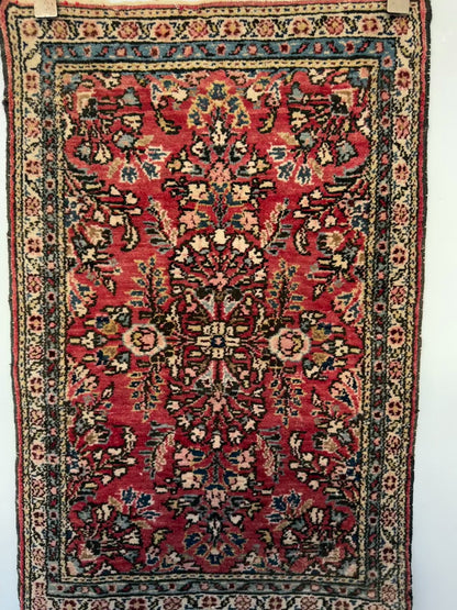 Handmade Persian Lilihan 97 x 63 cm | 3.18 x 2.07 ft