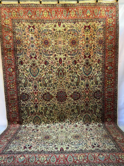 RESERVED ⚡️Handmade Persian Tabriz 305 x 200 cm | 10 x 6.56 ft